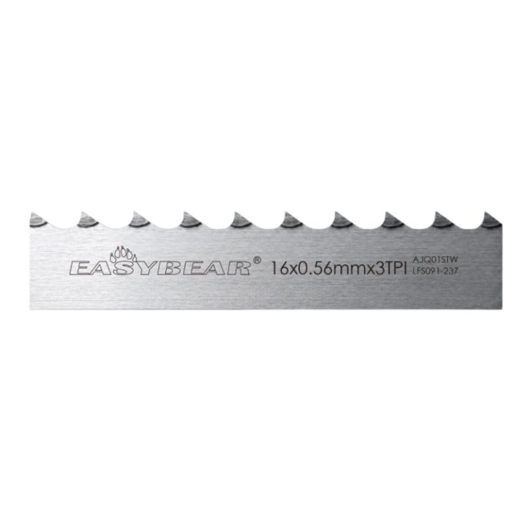 EASYBEAR 16x0.56mm 3TPI bone cutting band saw blade, professional tool for frozen meat and beef leg bones.