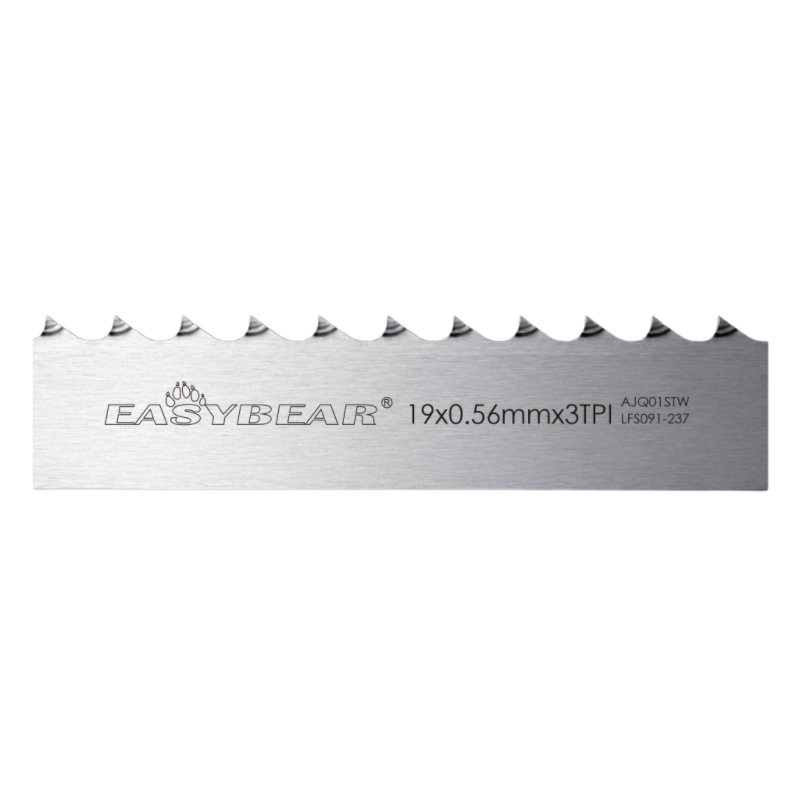 EASYBEAR 19x0.56mm 3TPI carcass splitting band saw blade, heavy duty for beef and pork half carcass splitting.