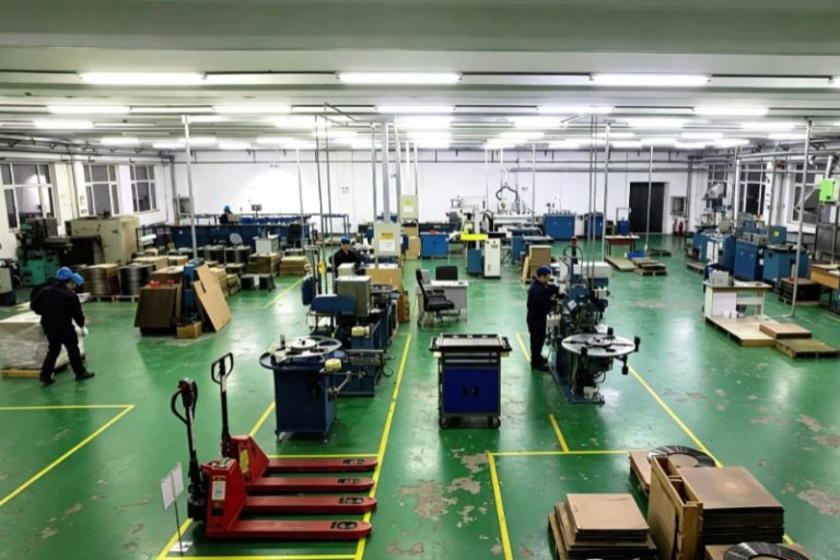 Integrated production line for heat treatment, tooth setting, and final packaging at Shark-Tools